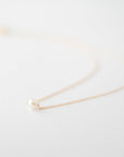 Single Pearl Choker Necklace in Gold