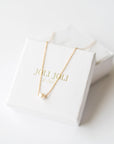 Single Pearl Choker Necklace in Gold