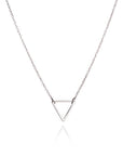 Silver Triangle Necklace