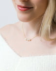 Gold Pearl Choker Necklace