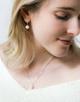 Freshwater Pearl Necklace in Silver
