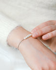 Freshwater Pearl Bracelet in Silver