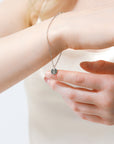 Personalised Initial Bracelet in Silver