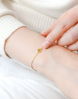 Gold Horseshoe Bracelet