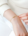 Gold Infinity Bracelet