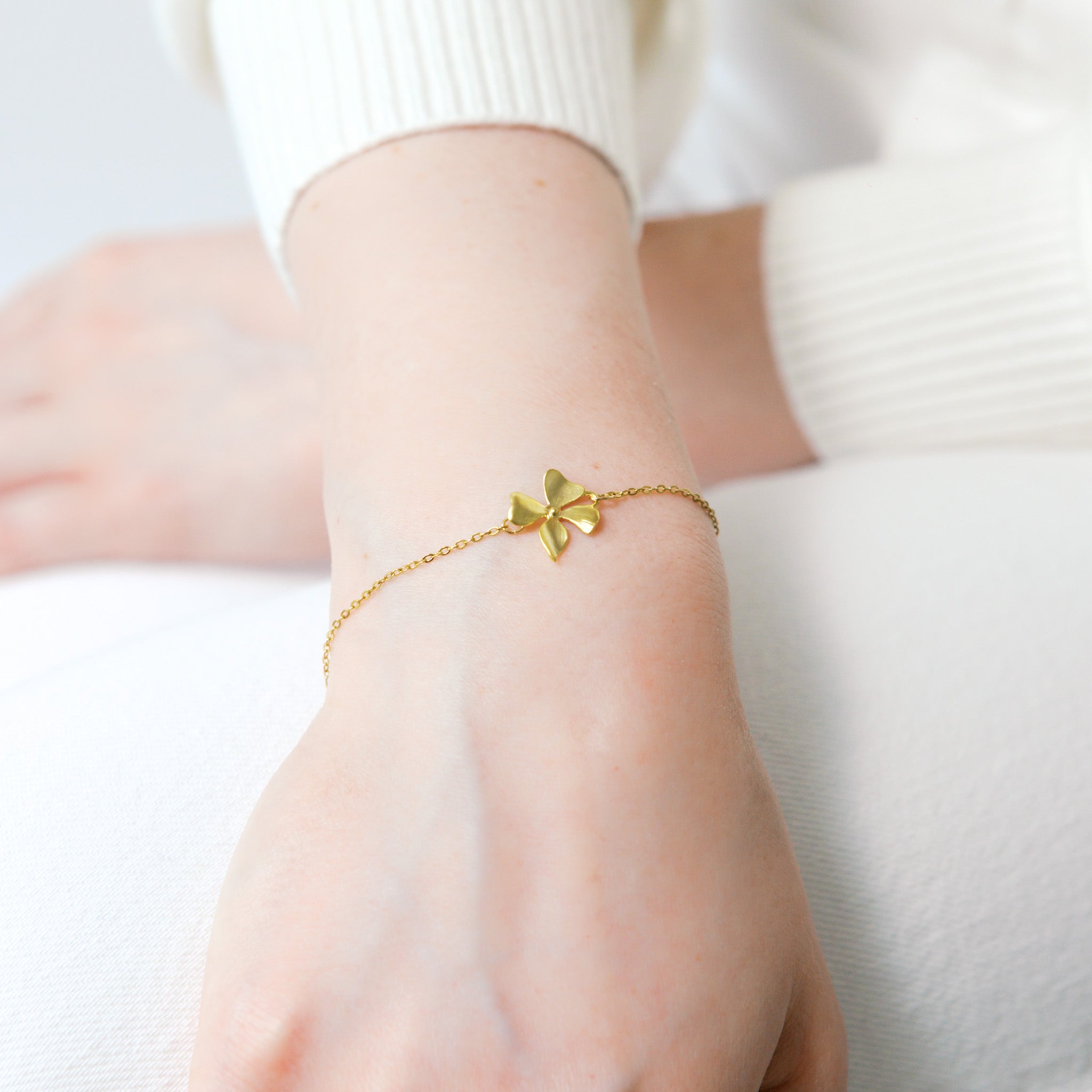 Gold Flower Bracelet