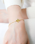 Gold Flower Bracelet