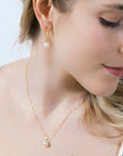 Gold Pearl Necklace