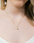 Gold Pearl Necklace