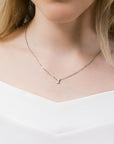Personalised letter necklace in Silver