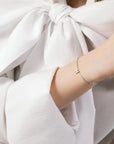 Personalised Initial Bracelet in Silver