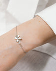 Silver Flower Bracelet