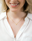 Personalised Initial Necklace in Gold