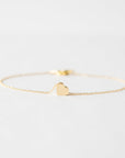 Delicate Gold Heart Bracelet