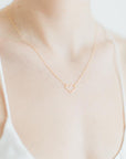 Delicate Gold Heart Necklace