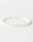 Delicate White Pearl Bracelet