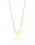 Delicate gold heart necklace