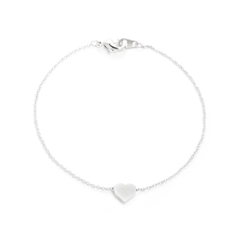 Delicate Silver Heart Bracelet