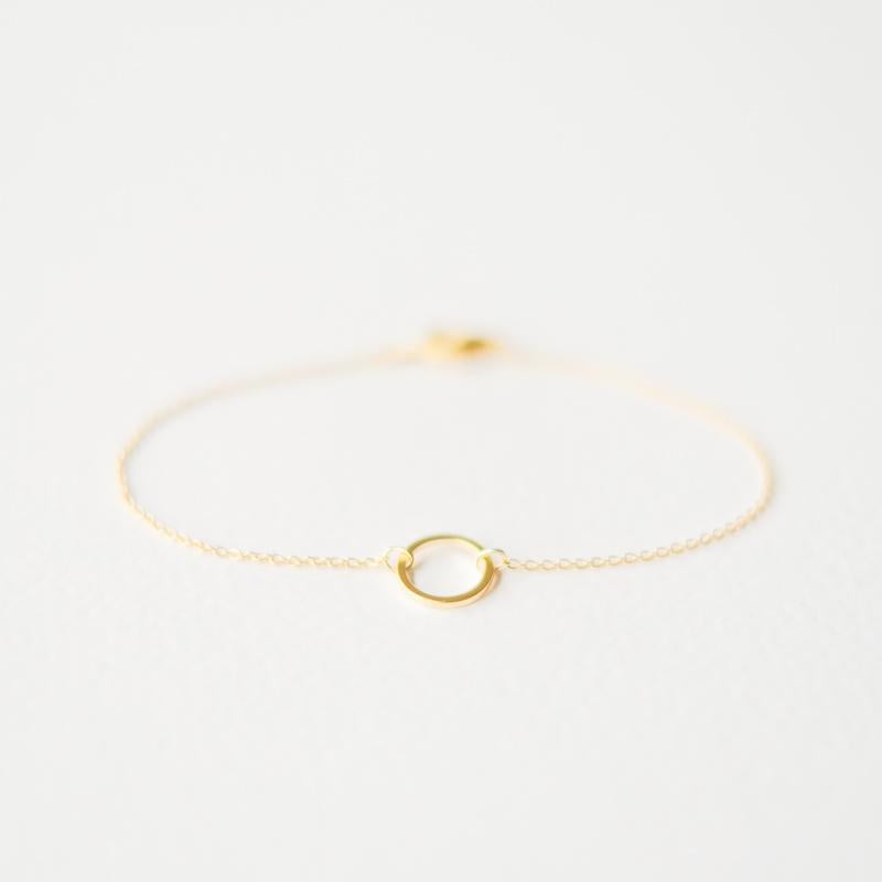 Geometric Gold Karma Bracelet