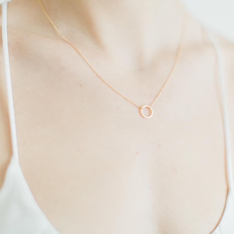 Geometric Gold Karma Necklace