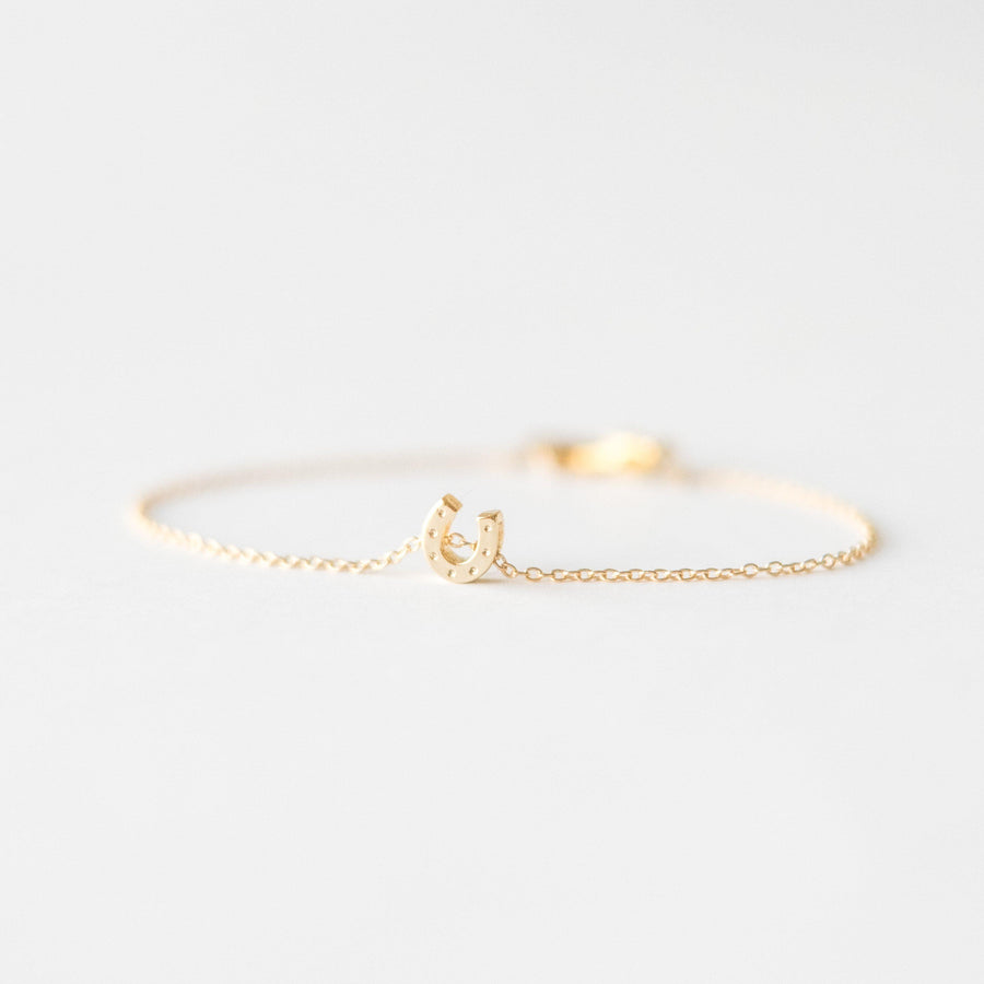 Gold Horseshoe Bracelet