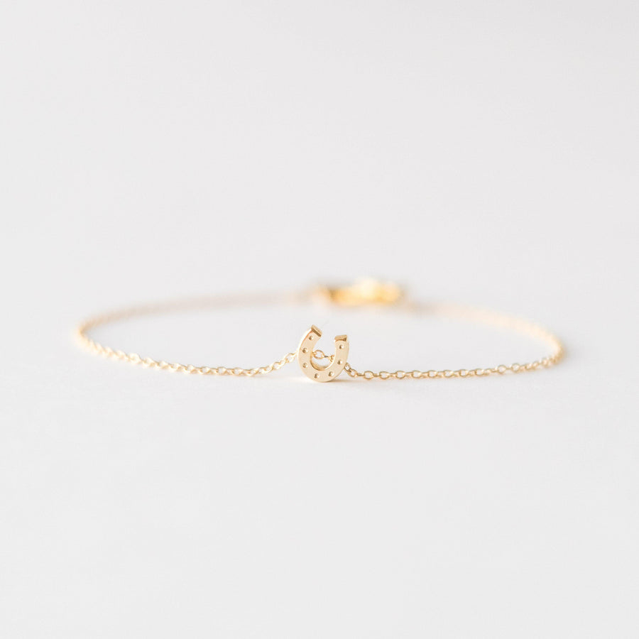 Gold Horseshoe Bracelet