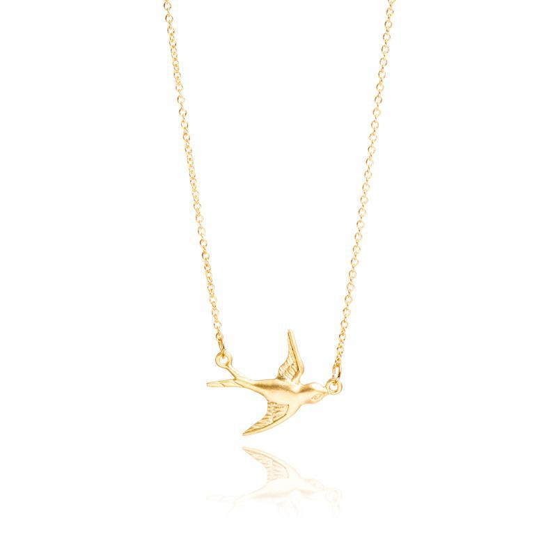 Gold Bird Necklace