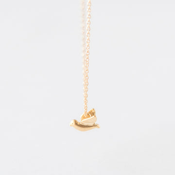 Gold Bird Necklace