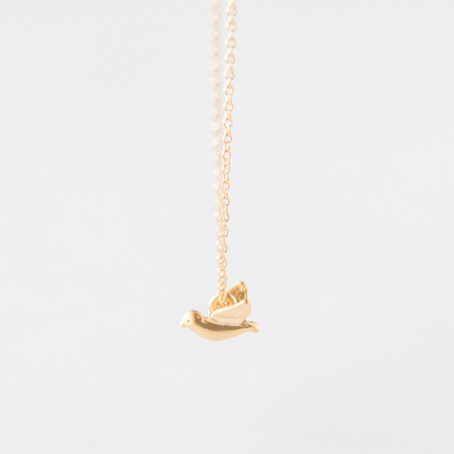 Gold Bird Necklace