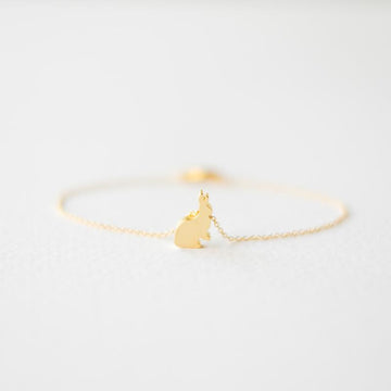 Gold Bunny Bracelet