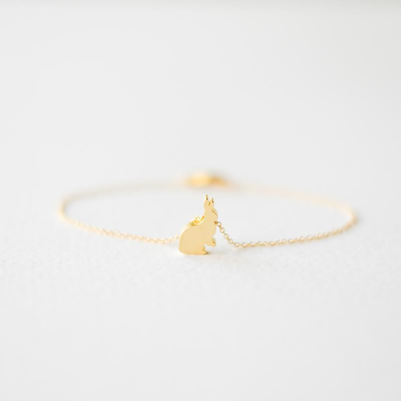 Gold Bunny Bracelet