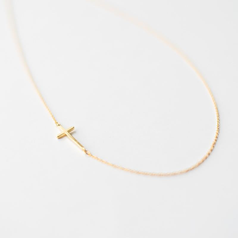 Gold Cross Necklace