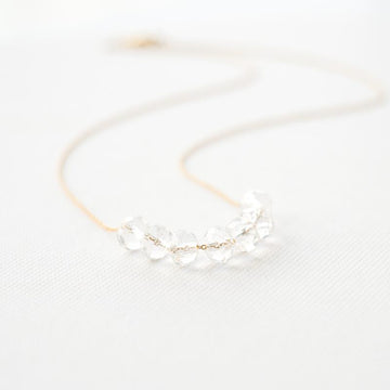 Gold Crystal Necklace