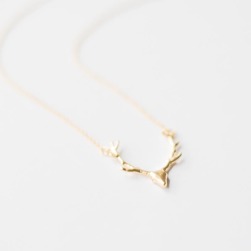 Gold Deer Necklace