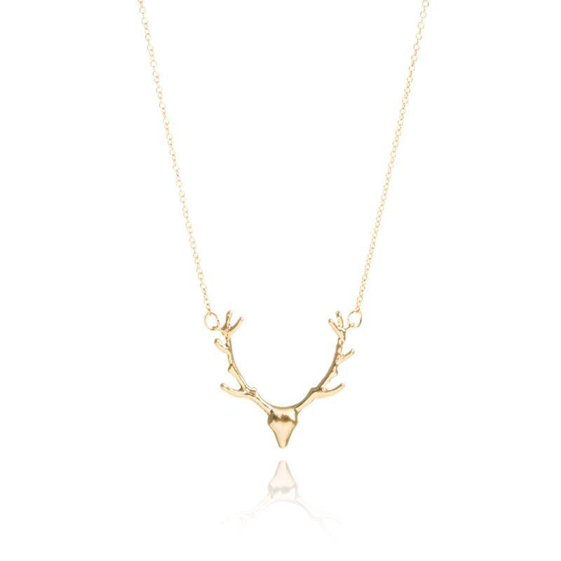 Gold Deer Necklace