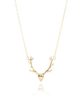 Gold Deer Necklace