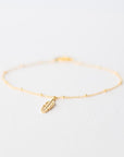 Gold Feather Bracelet