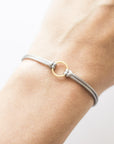 Gold Karma Cord Bracelet