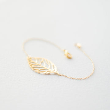 Gold Leaf Bracelet