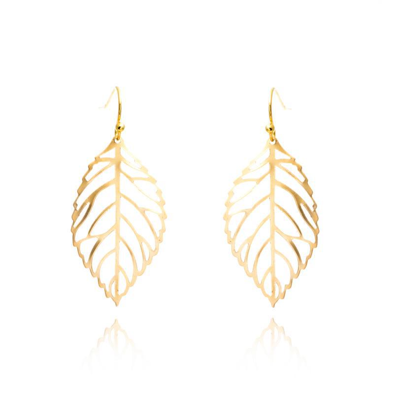 Gold Leaf Earrings