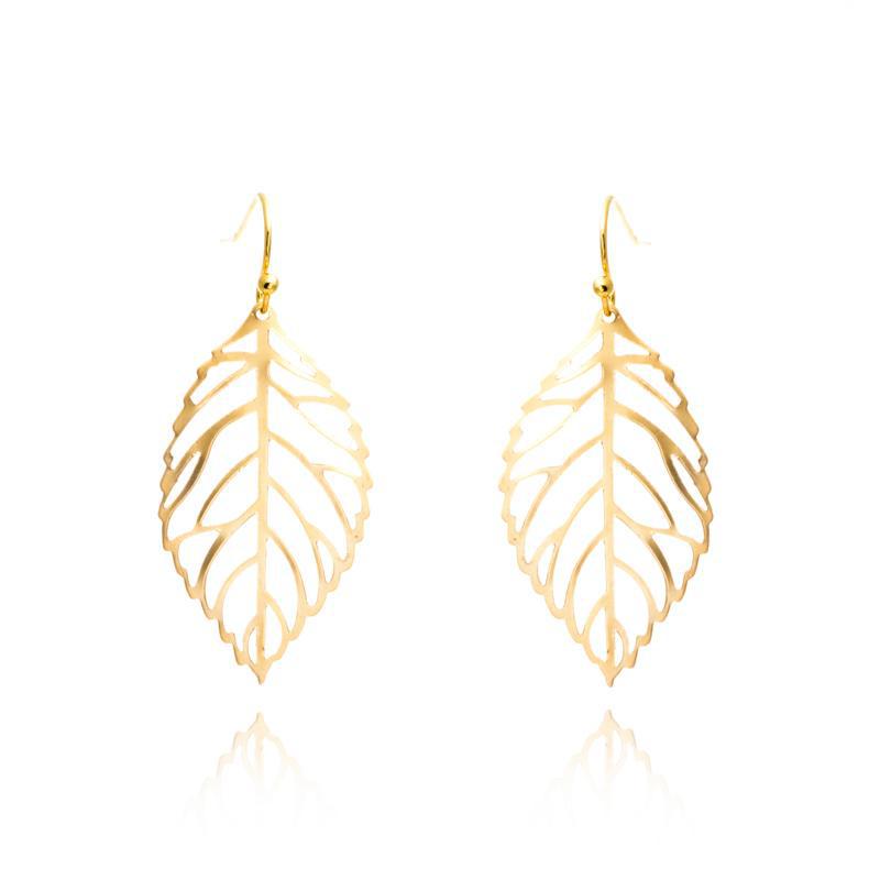 Gold Leaf Earrings