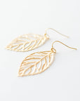 Gold Leaf Earrings