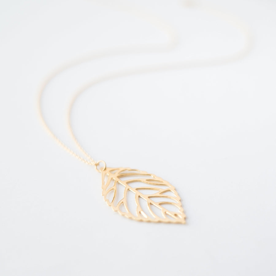 Gold Leaf Necklace