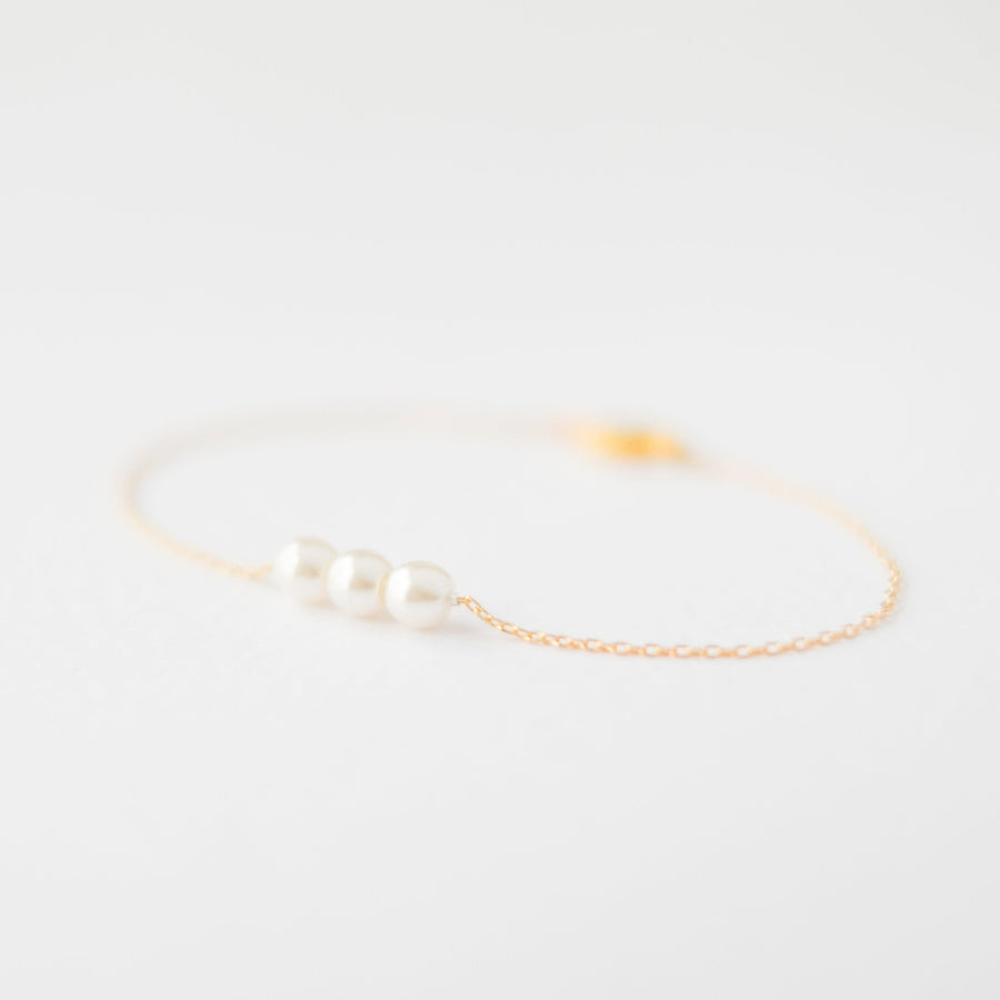 Gold Pearl Bracelet