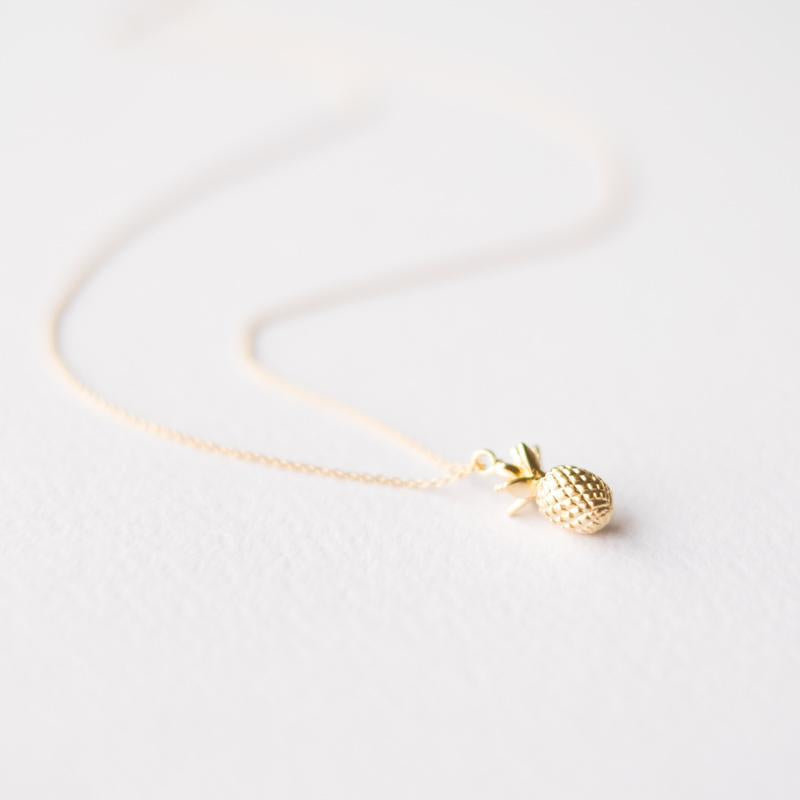 Gold Pineapple Necklace