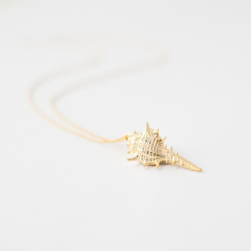 Gold Seashell Necklace