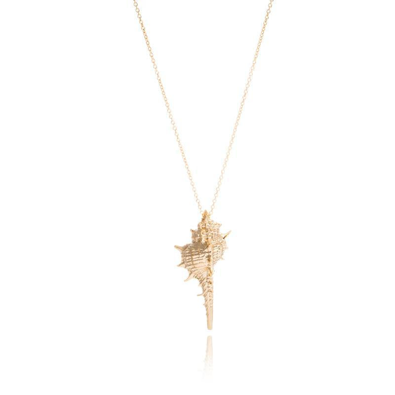 Gold Seashell Necklace