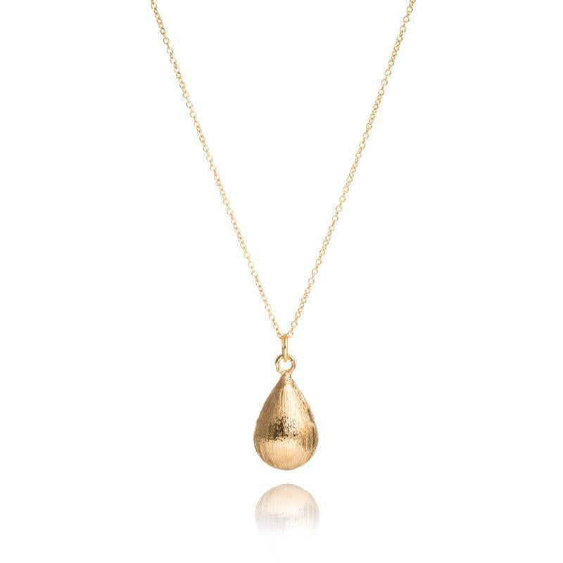 Gold Teardrop Necklace