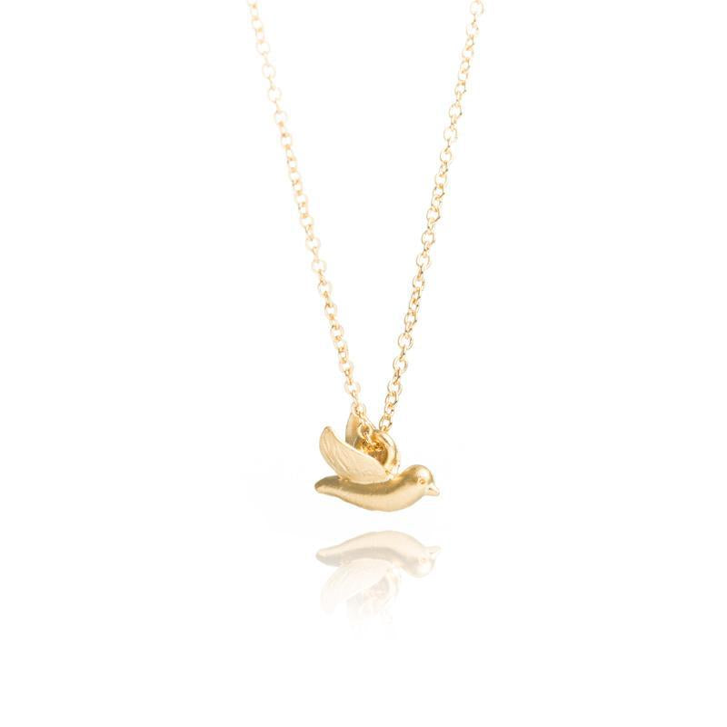 Gold Bird Necklace