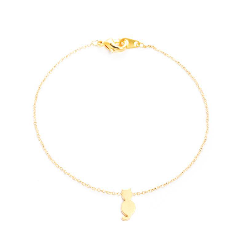 Gold Cat Bracelet